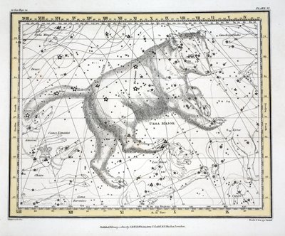 The Constellations (Plate VI) Ursa Major by Alexander Jamieson